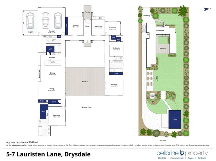 Floorplan of Homely house listing, 5-7 Lauriston Lane, Drysdale VIC 3222