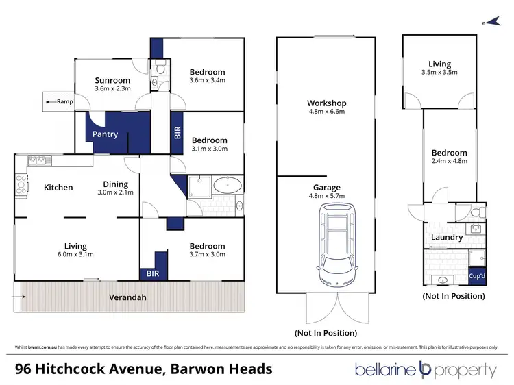 Floorplan of Homely house listing, 96 Hitchcock Avenue, Barwon Heads VIC 3227