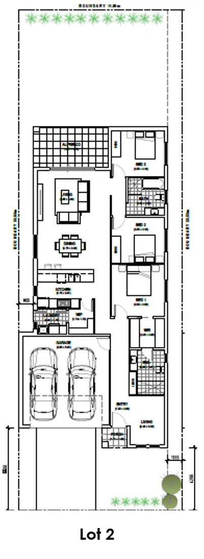 Floorplan of Homely land listing, Lot 112, 11 Ponsford Crescent, Parafield Gardens SA 5107
