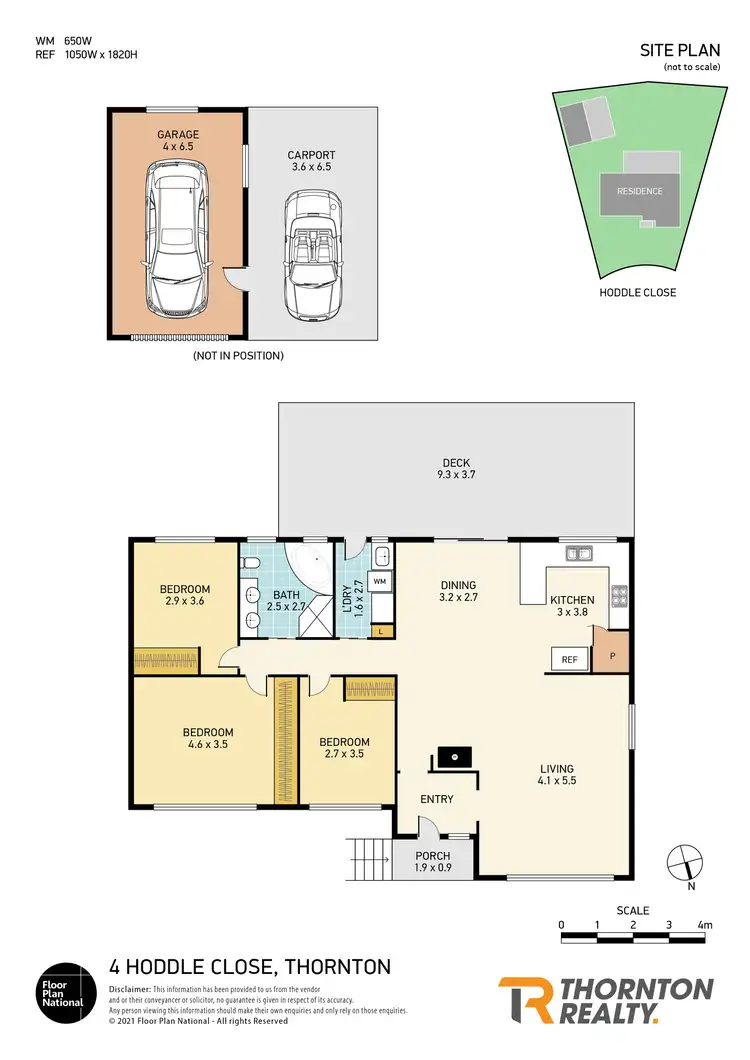 Floorplan of Homely house listing, 4 Hoddle Close, Thornton NSW 2322
