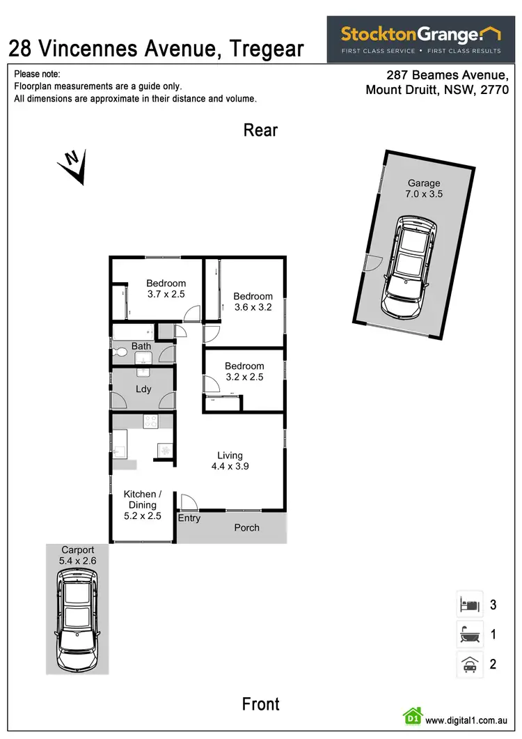 Floorplan of Homely house listing, 28 Vincennes Ave, Tregear NSW 2770