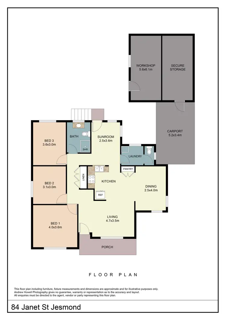Floorplan of Homely house listing, 84 Janet Street, North Lambton NSW 2299