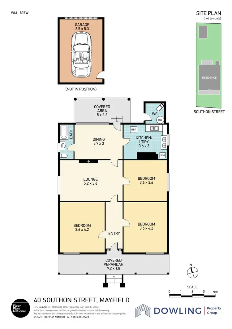 Floorplan of Homely house listing, 40 Southon Street, Mayfield NSW 2304