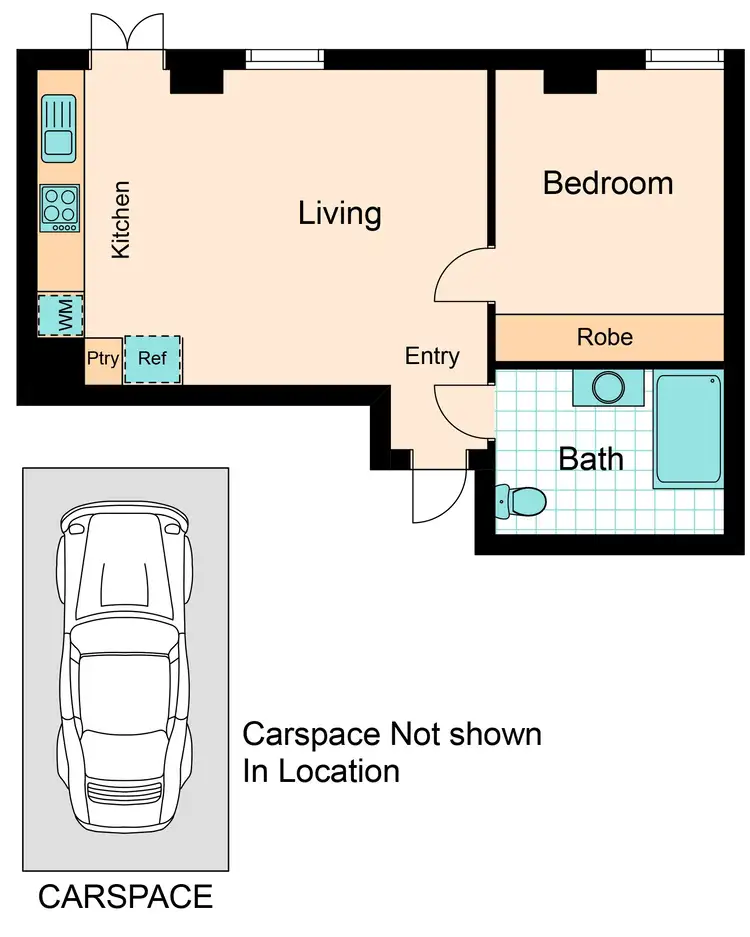 Floorplan of Homely apartment listing, Address available on request