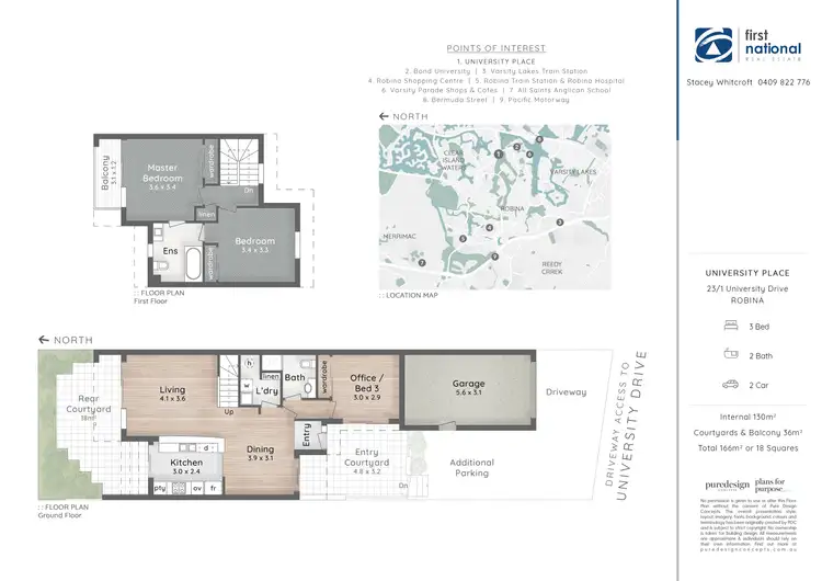 Floorplan of Homely townhouse listing, 23/1 University Drive, Robina QLD 4226