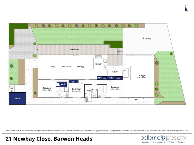 Floorplan of Homely house listing, 21 Newbay Close, Barwon Heads VIC 3227