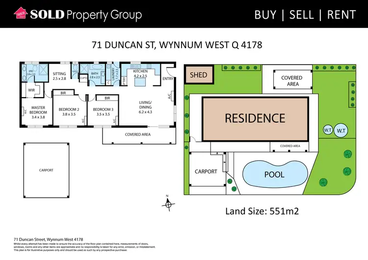 Floorplan of Homely house listing, 71 Duncan Street, Wynnum West QLD 4178