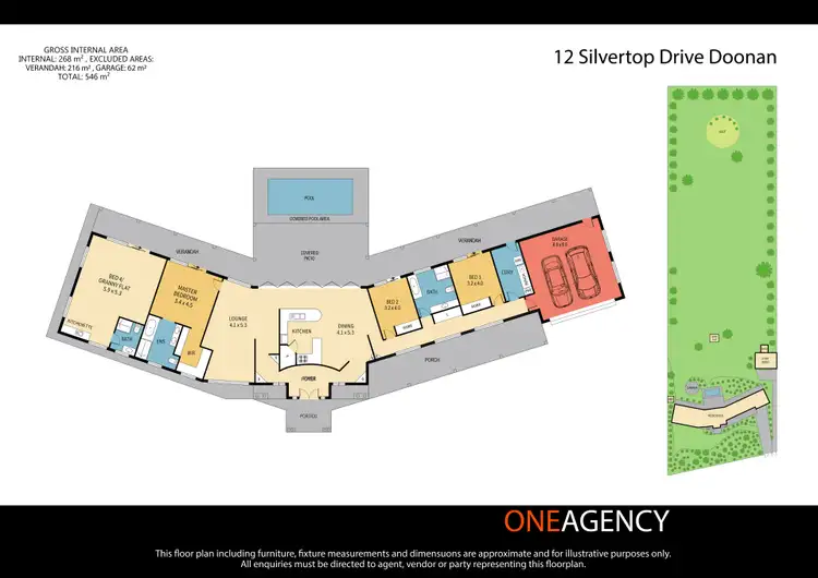 Floorplan of Homely rural property listing, 12 Silvertop Road, Doonan QLD 4562