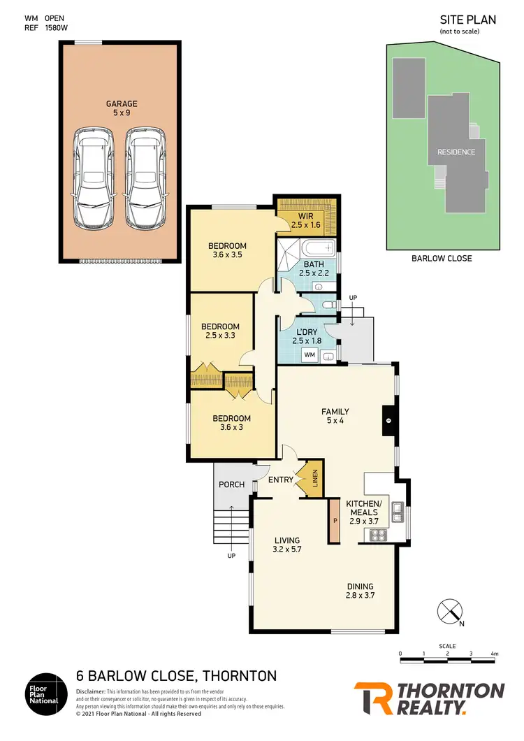 Floorplan of Homely house listing, 6 Barlow Close, Thornton NSW 2322