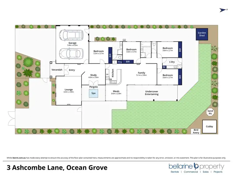 Floorplan of Homely house listing, 3 Ashcombe Lane, Ocean Grove VIC 3226
