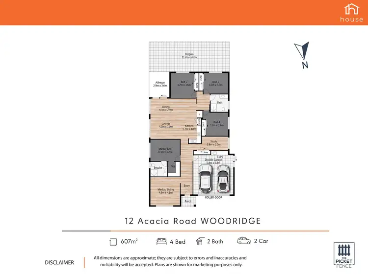 Floorplan of Homely house listing, 12 Acacia Road, Woodridge QLD 4114