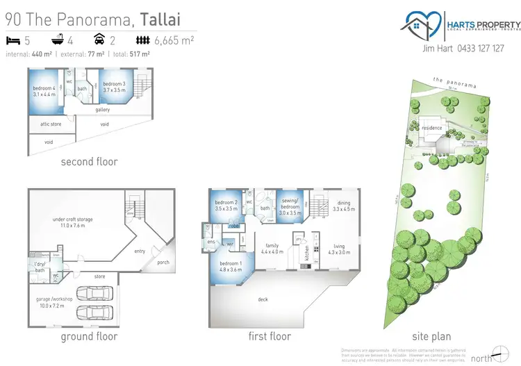 Floorplan of Homely house listing, 90 The Panorama, Tallai QLD 4213