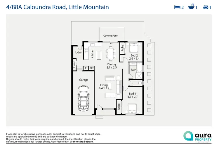 Floorplan of Homely house listing, 4/88a Caloundra Road, Little Mountain QLD 4551