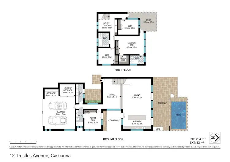 Floorplan of Homely house listing, 12 Trestles Avenue, Casuarina NSW 2487