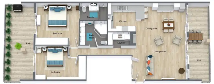 Floorplan of Homely unit listing, 2/81-87 Arlington Esplanade, Clifton Beach QLD 4879