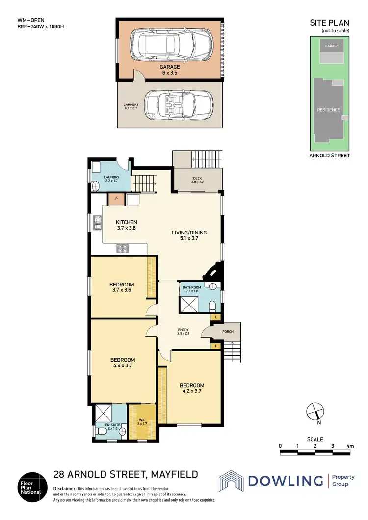 Floorplan of Homely house listing, 28 Arnold Street, Mayfield NSW 2304