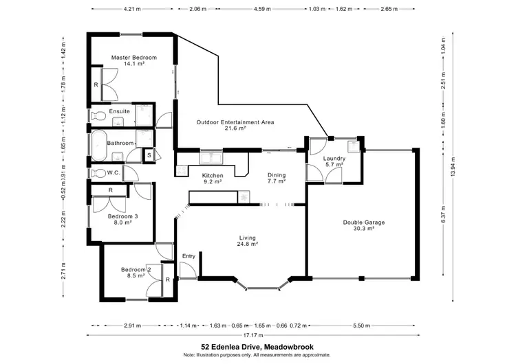 Floorplan of Homely house listing, 52 Edenlea Drive, Meadowbrook QLD 4131