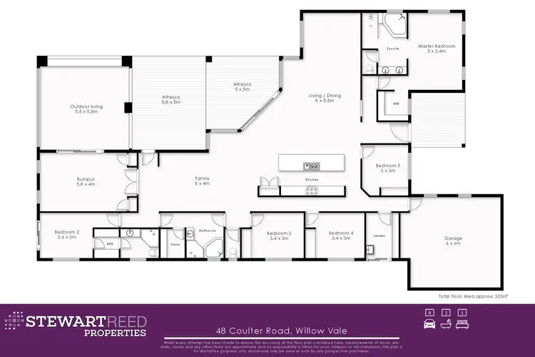Floorplan of Homely rural property listing, 48 Coulter Road, Willow Vale QLD 4209