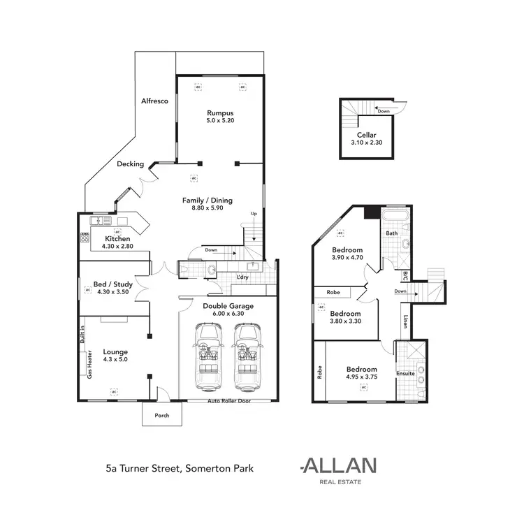 Floorplan of Homely house listing, 5A Turner Street, Somerton Park SA 5044