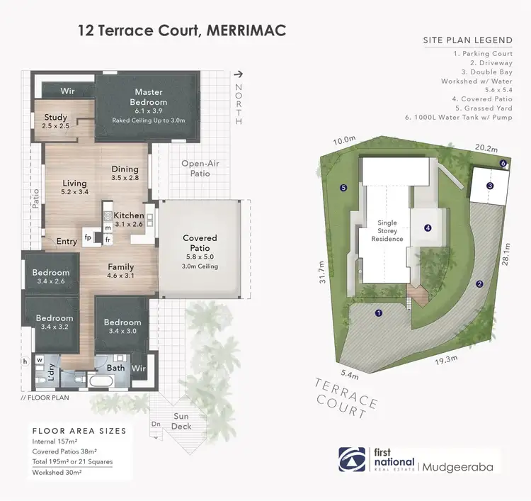 Floorplan of Homely house listing, 12 Terrace Court, Merrimac QLD 4226