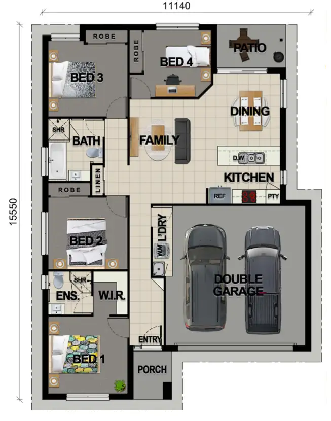 Floorplan of Homely house listing, Address available on request