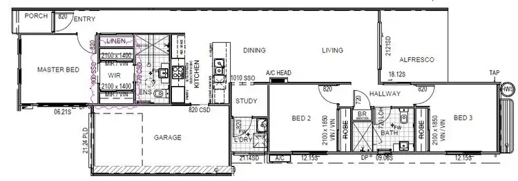 Floorplan of Homely house listing, 47 Adrian Circuit, Nirimba QLD 4551