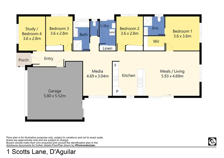 Floorplan of Homely house listing, 1 Scotts Lane, D'aguilar QLD 4514