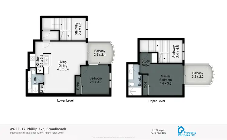 Floorplan of Homely unit listing, 39/11-17 Philip Avenue, Broadbeach QLD 4218