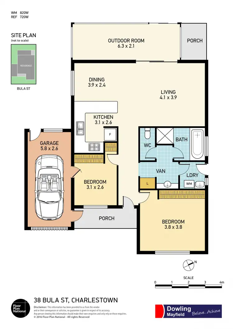 Floorplan of Homely house listing, 38 Bula Street, Charlestown NSW 2290