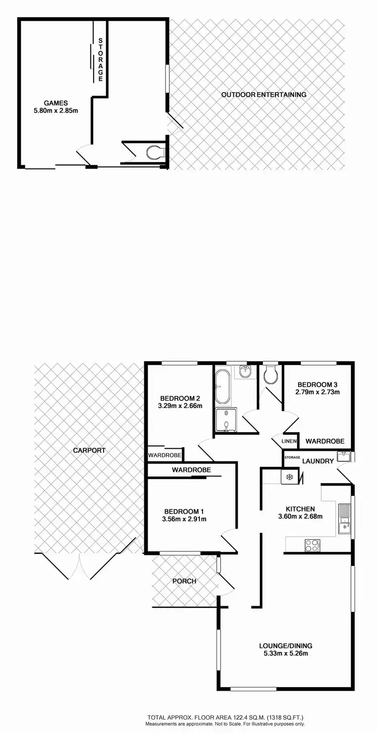 Floorplan of Homely house listing, 40 Landy Av, Penrith NSW 2750