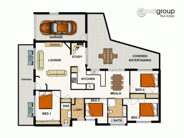 Floorplan of Homely house listing, 16 Tasman Court, Boronia Heights QLD 4124