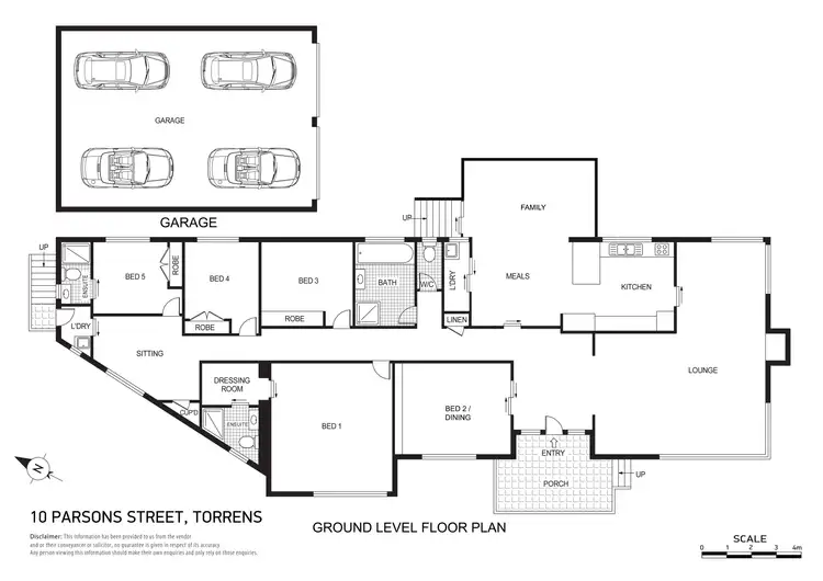 Floorplan of Homely house listing, 10 Parsons Street, Torrens ACT 2607