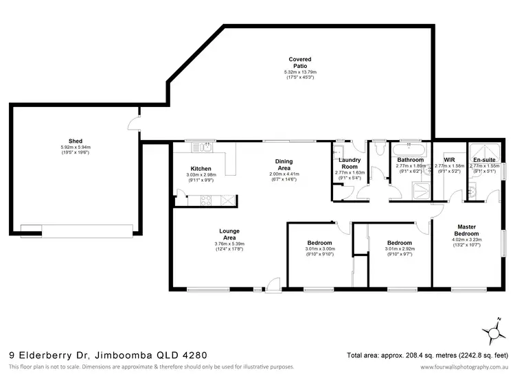 Floorplan of Homely house listing, 9-15 Elderberry Drive, Jimboomba QLD 4280