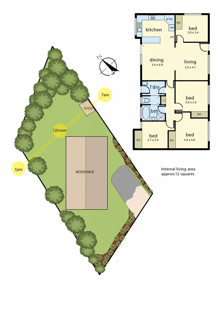 Floorplan of Homely house listing, 141 Cranbourne-Frankston Road, Langwarrin VIC 3910