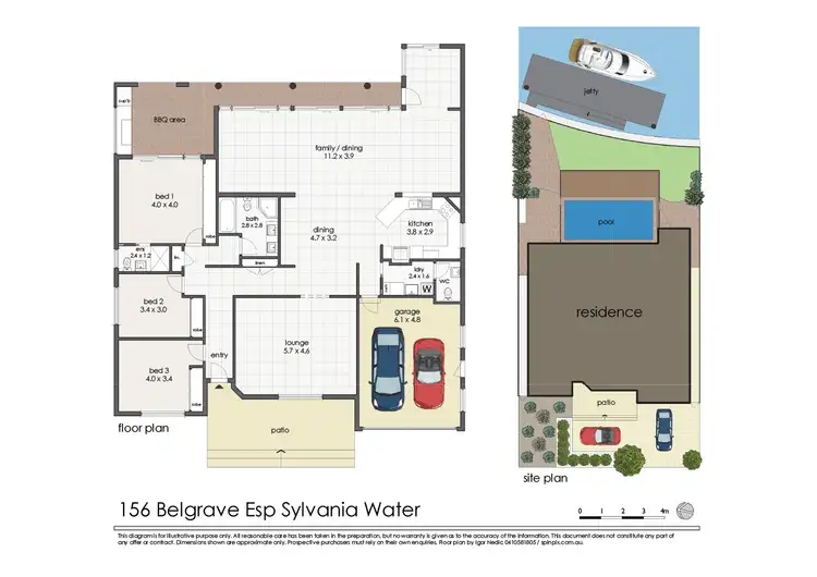 Floorplan of Homely house listing, 156 Belgrave Esplanade, Sylvania Waters NSW 2224