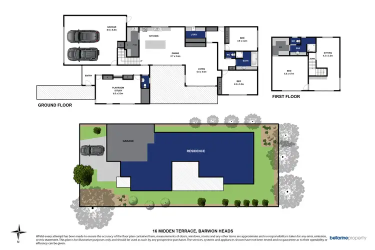 Floorplan of Homely house listing, 16 Midden Terrace, Barwon Heads VIC 3227