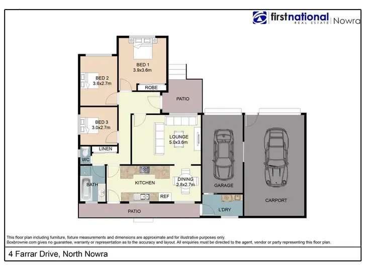 Floorplan of Homely house listing, 4 Farrar Drive, North Nowra NSW 2541