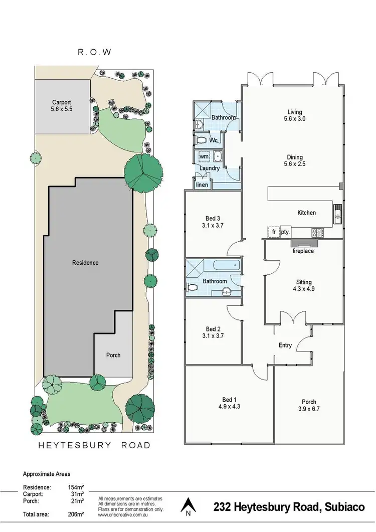 Floorplan of Homely house listing, 232 Heytesbury Road, Subiaco WA 6008