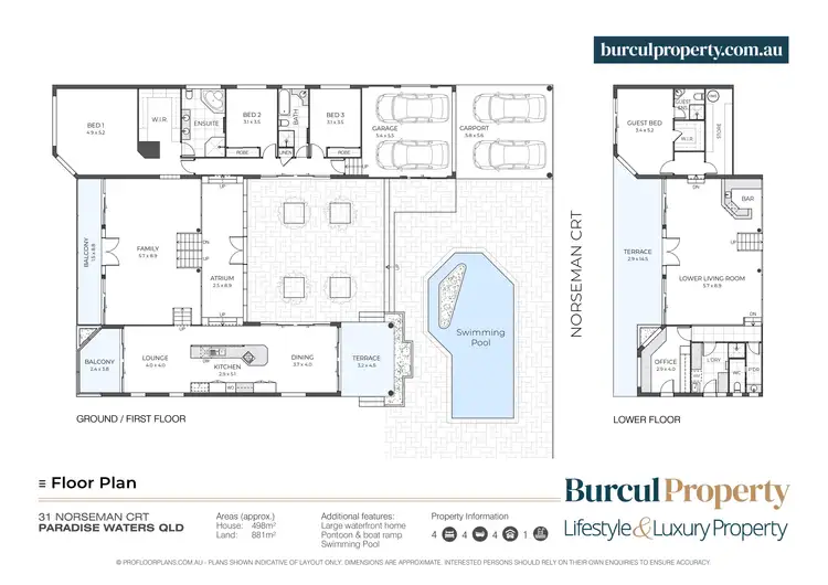Floorplan of Homely house listing, 31 Norseman Court, Paradise Waters QLD 4217