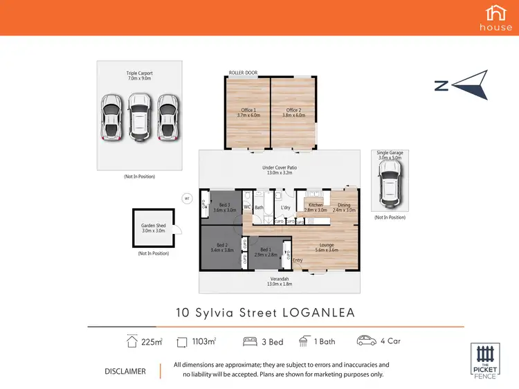 Floorplan of Homely house listing, 10 Sylvia Street, Loganlea QLD 4131