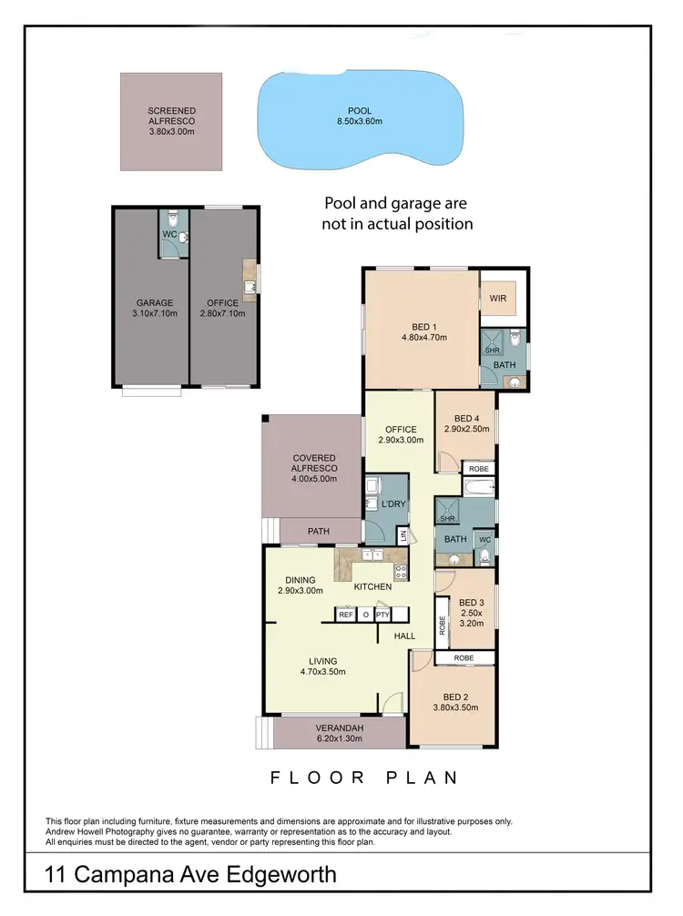 Floorplan of Homely house listing, 11 Campana Avenue, Edgeworth NSW 2285