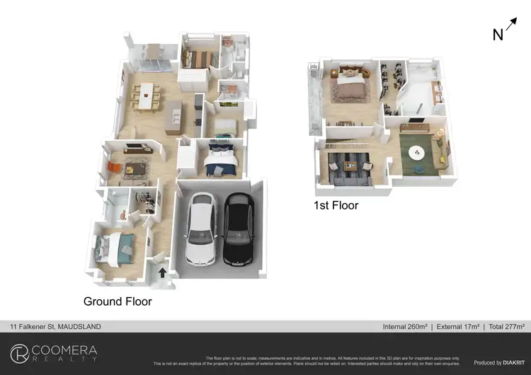 Floorplan of Homely house listing, 11 Falkener Street, Maudsland QLD 4210
