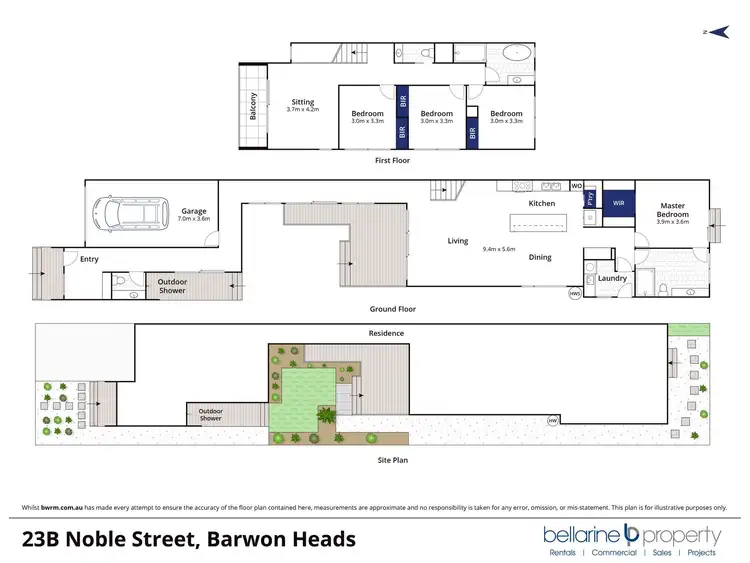 Floorplan of Homely house listing, 23B Noble Street, Barwon Heads VIC 3227