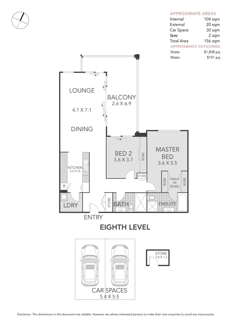 Floorplan of Homely apartment listing, 86/17 Orchards Avenue, Breakfast Point NSW 2137