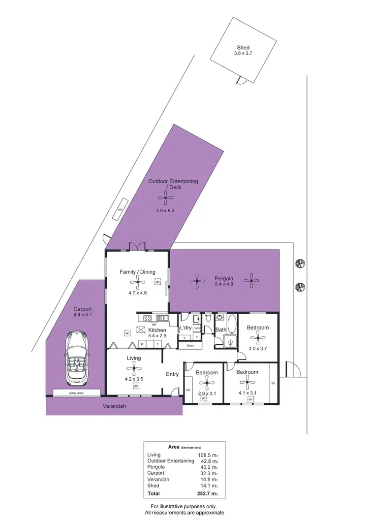 Floorplan of Homely house listing, 47 Flinders Street, Edwardstown SA 5039