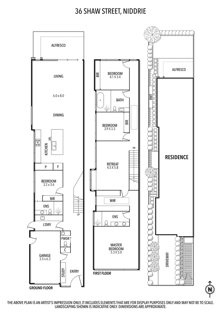 Floorplan of Homely house listing, 36A Shaw Street, Niddrie VIC 3042