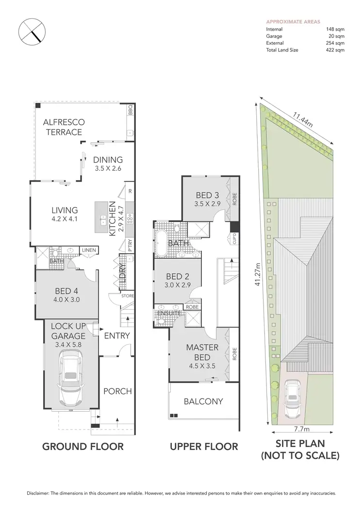 Floorplan of Homely semi-detached listing, 48 Trafalgar Parade, Concord NSW 2137