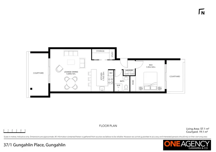 Floorplan of Homely unit listing, 37/1 Gungahlin Place, Gungahlin ACT 2912