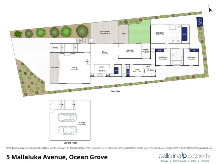 Floorplan of Homely house listing, 5 Mallaluka Avenue, Ocean Grove VIC 3226