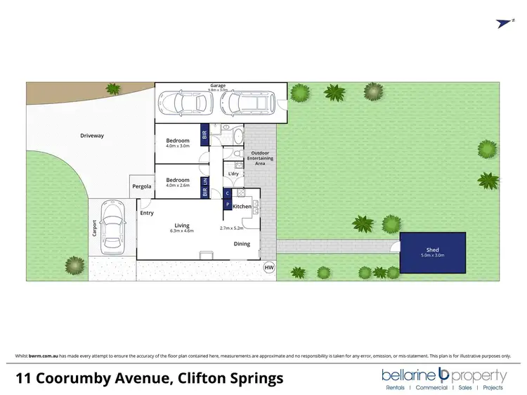 Floorplan of Homely house listing, 11 Coorumby Avenue, Clifton Springs VIC 3222